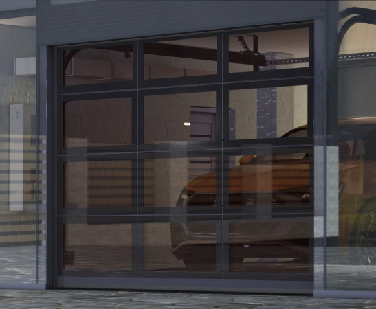 Панорамные ворота Алютех AluPro в Кисловодске